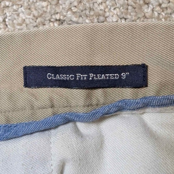 Polo Ralph Lauren Mens Classic Fit Pleated Chino Shorts Size 36 9 Inch Inseam - Picture 4 of 6